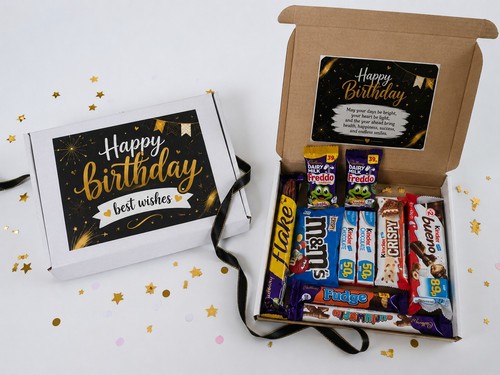 Chocolate hamper box birthday - hamper,