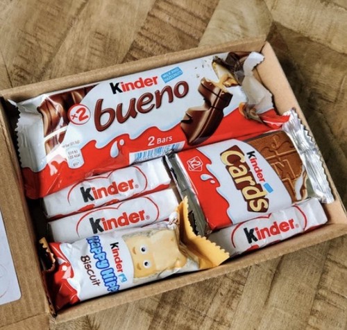 Kinder chocolate hamper - kinder, gift