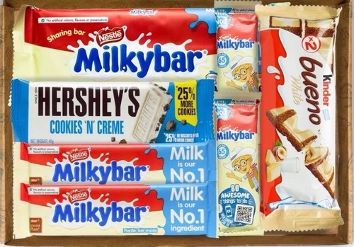 White chocolate hamper - hamper, |