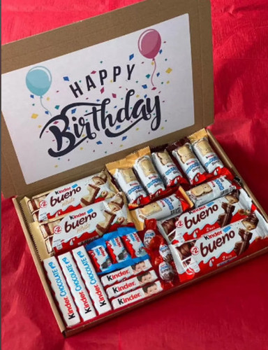 Kinder chocolate gift hamper - kinder,