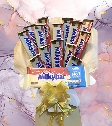 Chocolate milkybar hamper - chocolate,
