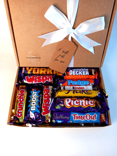 Chocolate bar gift box hamper - chocolate,